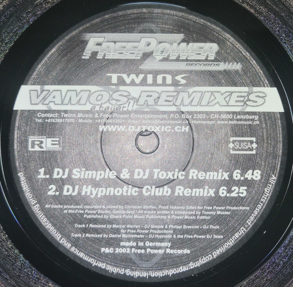 Twins - Vamos Remixes | FPE Records (FPR - 00001) - main