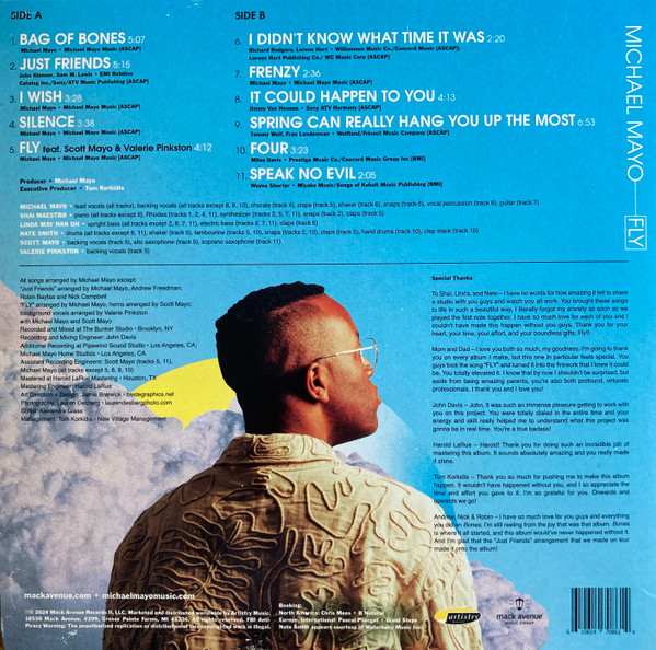 Michael Mayo - Fly | Mack Avenue (ART7086LP) - 2 Michael Mayo - Fly | Mack Avenue (ART7086LP) - 2