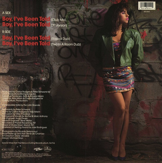 Safire - Boy, I've Been Told | Mercury (870 514-1) - 2