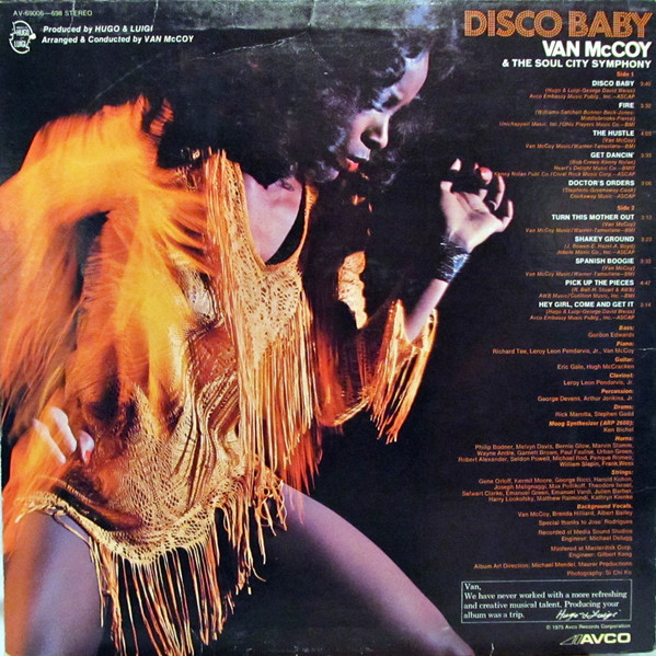 Van McCoy & The Soul City Symphony - Disco Baby | Avco (AV-69006-698) - 2 Van McCoy & The Soul City Symphony - Disco Baby | Avco (AV-69006-698) - 2