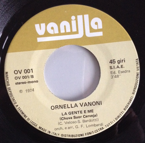 Ornella Vanoni - Stupidi | Vanilla (OV 001) - 4