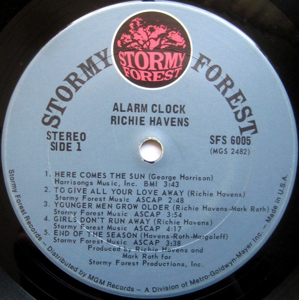 Richie Havens - Alarm Clock | Stormy Forest (SFS 6005) - 3 Richie Havens - Alarm Clock | Stormy Forest (SFS 6005) - 3