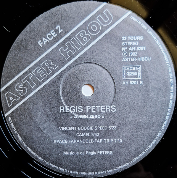 Regis Peters - Aleph Zero (Suite Synthétique Pour Piano Et Grandes Orgues) | Aster-Hibou (AH 8201) - 4