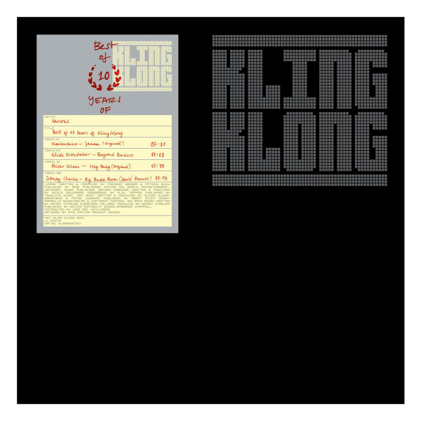 Various - Best Of 10 Years Of Kling Klong | Kling Klong (KLINGBEST001) - main