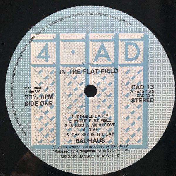 Bauhaus - In The Flat Field | 4AD (CAD 13) - 3