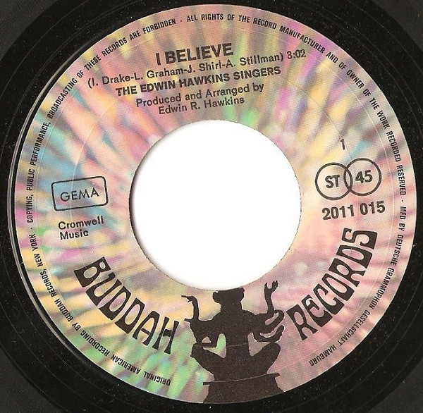 Edwin Hawkins Singers & Melanie - I Believe / Lay Down | Buddah Records (2011 015) - 3