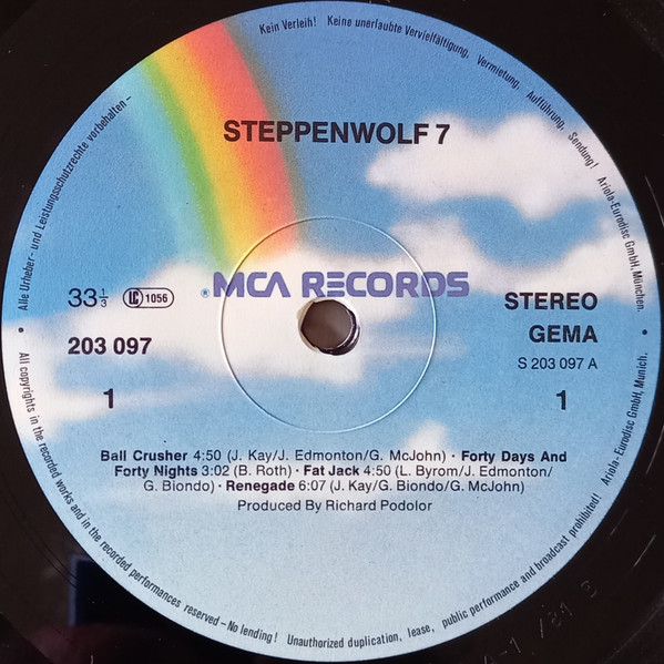 Steppenwolf - Steppenwolf 7 | MCA Records (203 097) - 3