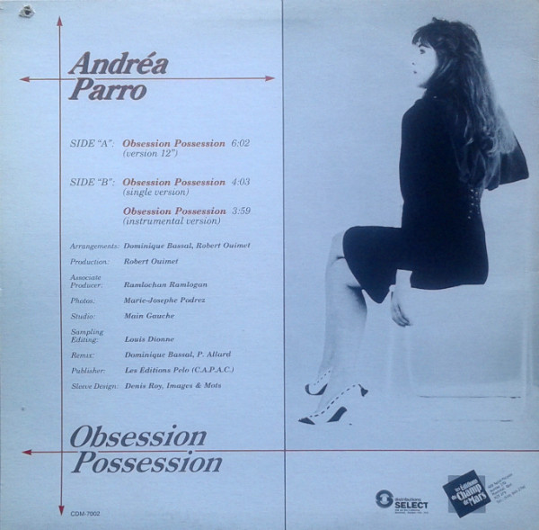 Andréa Parro - Obsession Possession | Les Éditions Du Champ De Mars (CDM-7002) - 2 Andréa Parro - Obsession Possession | Les Éditions Du Champ De Mars (CDM-7002) - 2