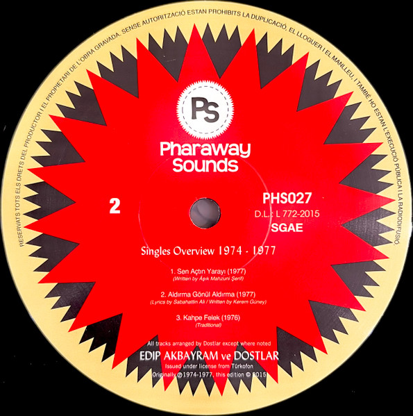 Edip Akbayram Ve Dostlar - Singles Overview 1974-1977 | Pharaway Sounds (PHS027) - 4 Edip Akbayram Ve Dostlar - Singles Overview 1974-1977 | Pharaway Sounds (PHS027) - 4
