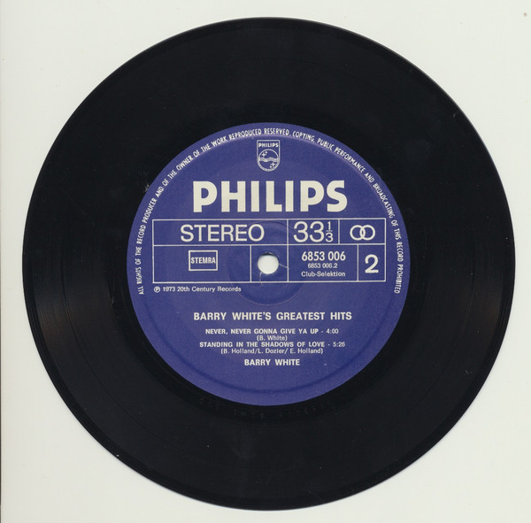 Barry White - Barry White's Greatest Hits | Philips (6853 006) - 4