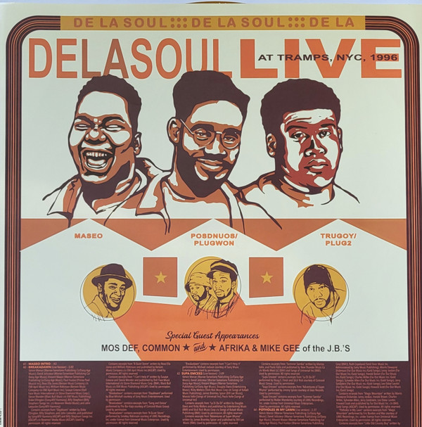 De La Soul - Live At Tramps, NYC, 1996 | Chrysalis (RMM-456-1) - 3