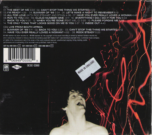 Bryan Adams - The Best Of Me | A&M Records (490 559-2) - 3
