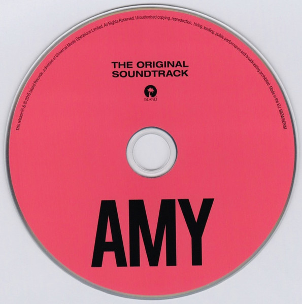 Antonio Pinto , Amy Winehouse - Amy (The Original Soundtrack) | Island Records (602547628046) - 3