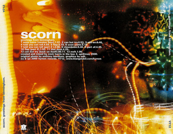 Scorn - Greetings From Birmingham | Hymen Records (¥712) - 2 Scorn - Greetings From Birmingham | Hymen Records (¥712) - 2