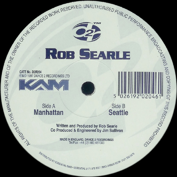 Rob Searle - Manhattan / Seattle | Dance 2 Recordings (D2R204) - main
