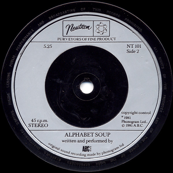 ABC - Tears Are Not Enough | Neutron Records (NT 101) - 4