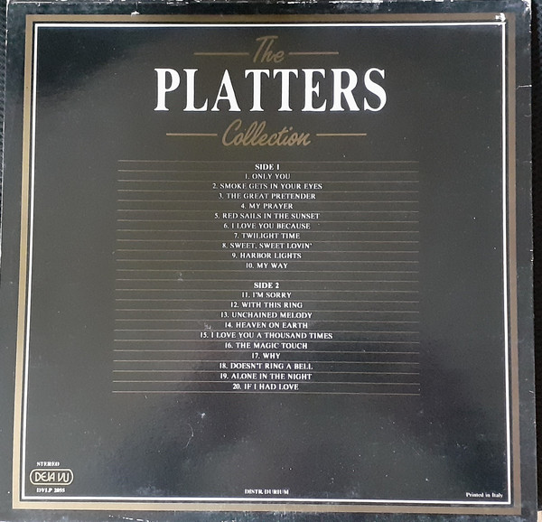 The Platters - The Platters Collection - 20 Golden Greats | Deja Vu (DVLP 2055) - 2 The Platters - The Platters Collection - 20 Golden Greats | Deja Vu (DVLP 2055) - 2