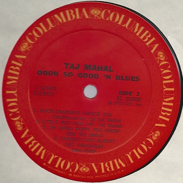 Taj Mahal - Oooh So Good 'N Blues | Columbia (C 32600) - 2 Taj Mahal - Oooh So Good 'N Blues | Columbia (C 32600) - 2