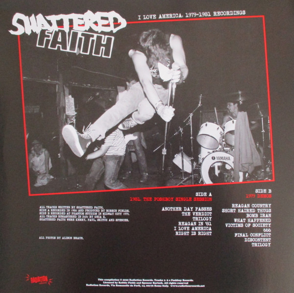 Shattered Faith - I Love America 1979 - 1981 Recordings | Radiation Reissues (RRS 130LP) - 3 Shattered Faith - I Love America 1979 - 1981 Recordings | Radiation Reissues (RRS 130LP) - 3