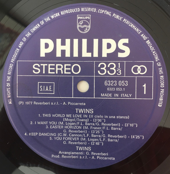 Twins - Twins | Philips (6323 053) - 2