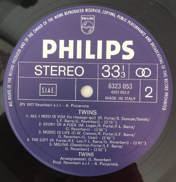 Twins - Twins | Philips (6323 053) - 3