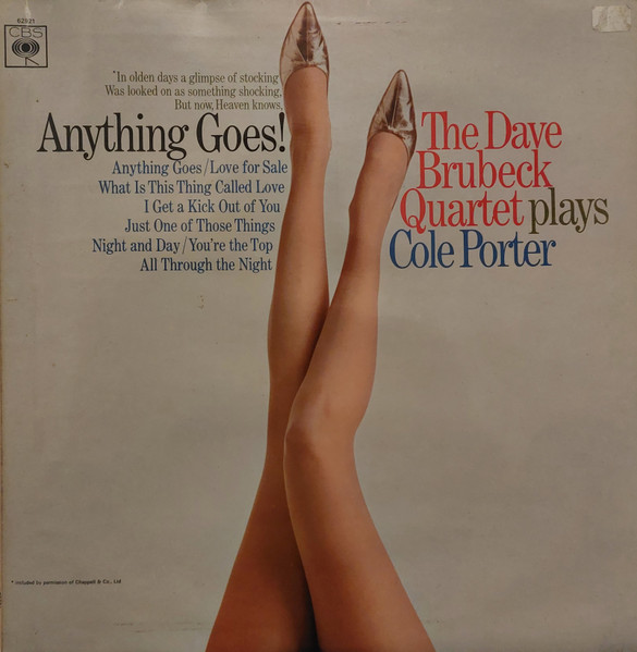 The Dave Brubeck Quartet - Anything Goes! The Dave Brubeck Quartet Plays Cole Porter | CBS (62921) - main