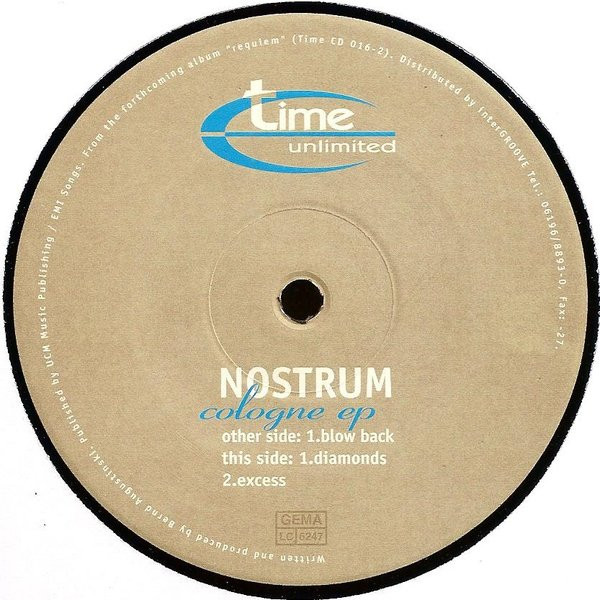 Nostrum - Cologne EP | Time Unlimited (time 047-6) - 2