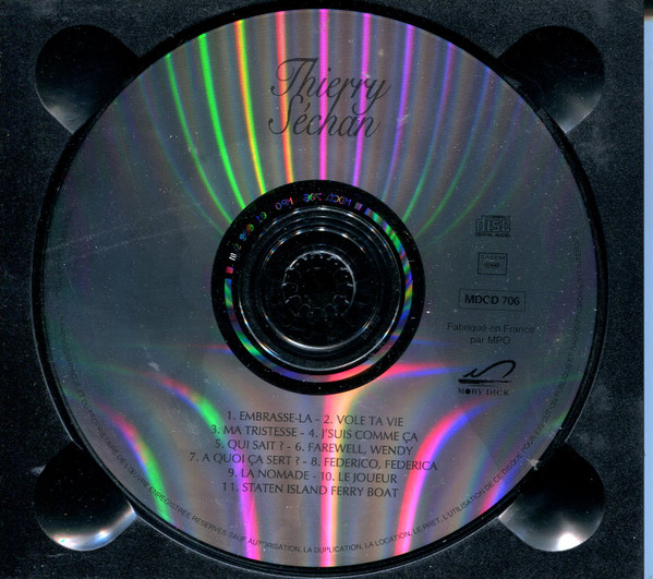 Thierry Séchan - Thierry Séchan | Moby Dick (MDCD 706) - 3