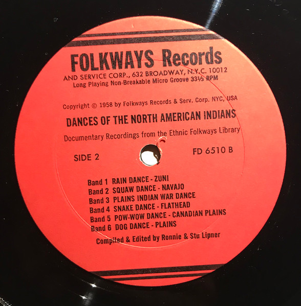 Various - American Indian Dances | Folkways Records (FD 6510) - 4 Various - American Indian Dances | Folkways Records (FD 6510) - 4