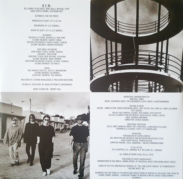 R.E.M. - Automatic For The People | Craft Recordings (0888072029835) - 4 R.E.M. - Automatic For The People | Craft Recordings (0888072029835) - 4