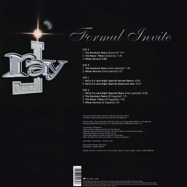 Ray J - Formal Invite | Atlantic (7567-85193-0) - 3 Ray J - Formal Invite | Atlantic (7567-85193-0) - 3