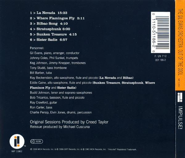 Gil Evans And His Orchestra - Out Of The Cool | Impulse! (IMP 11862) - 2