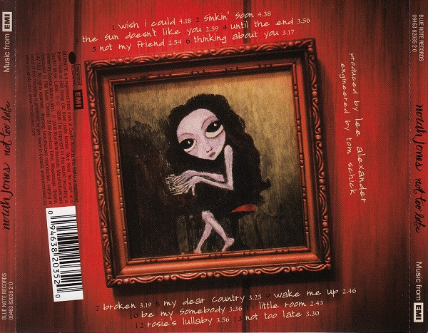 Norah Jones - Not Too Late | Blue Note (09463 82035 2 0) - 2