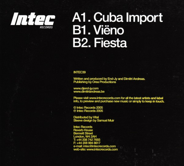 End-Jy - Fiesta | Intec Records (INTEC39) - 2