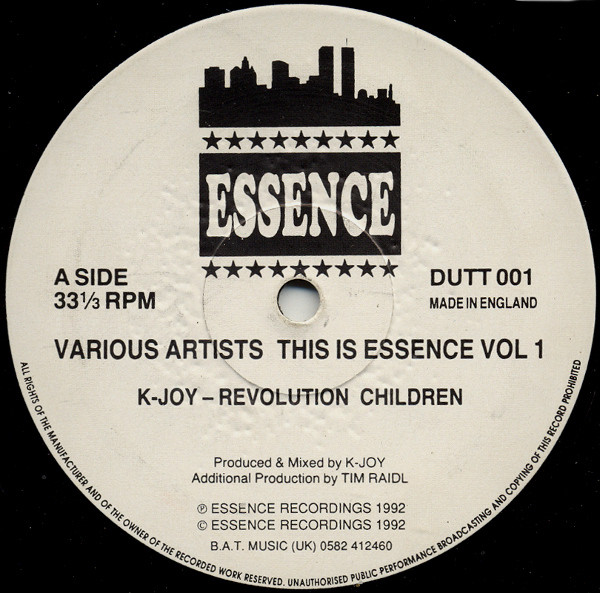 Various - This Is Essence Volume 1 | Essence Recordings (DUTT 001) - main Various - This Is Essence Volume 1 | Essence Recordings (DUTT 001) - main