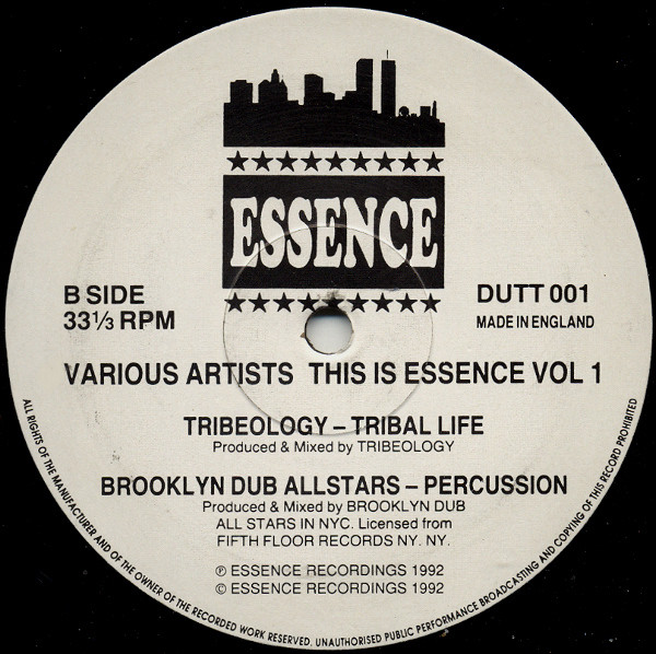 Various - This Is Essence Volume 1 | Essence Recordings (DUTT 001) - 2 Various - This Is Essence Volume 1 | Essence Recordings (DUTT 001) - 2