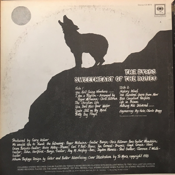 The Byrds - Sweetheart Of The Rodeo | Columbia (CS 9670) - 2