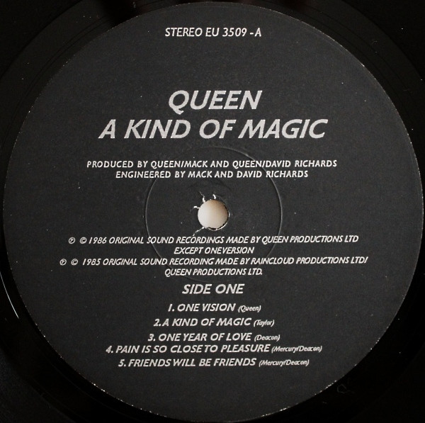 Queen - A Kind Of Magic | EMI (064 24 0531 1) - 3
