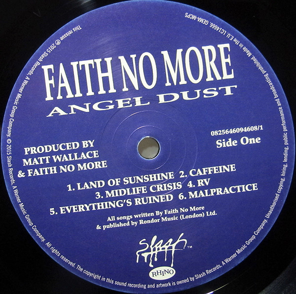 Faith No More - Angel Dust | Slash (0825646094608) - 3 Faith No More - Angel Dust | Slash (0825646094608) - 3