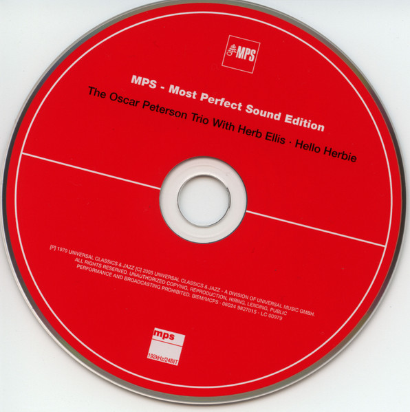 The Oscar Peterson Trio With Herb Ellis - Hello Herbie | MPS Records (06024 9827015) - 3