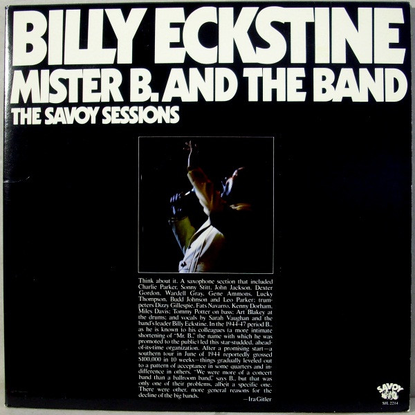 Billy Eckstine - Mister B. And The Band | Savoy Records (SJL 2214) - main