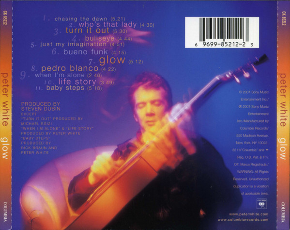 Peter White - Glow | Columbia (CK 85212) - 3