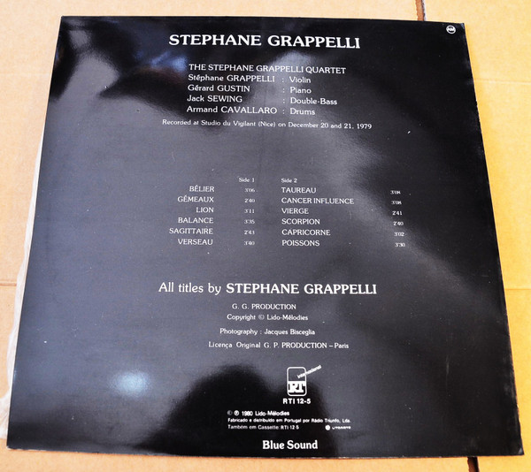 Stéphane Grappelli - Stéphane Grappelli | Blue Sound (RTI 12-5) - 2