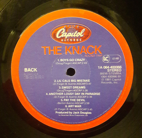 The Knack - Round Trip | Capitol Records (1A 064-400 066) - 4