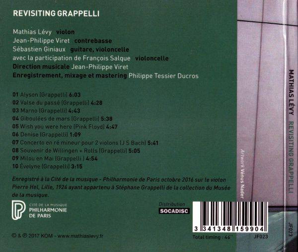 Mathias Lévy - Revisiting Grappelli | Jazz Family (JF023) - 2