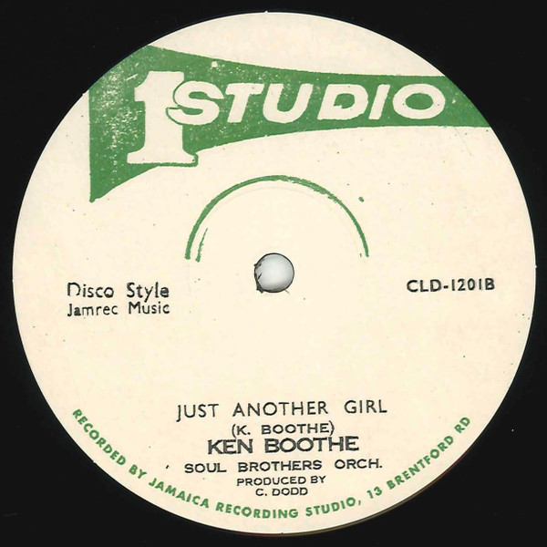 Ernest Wilson & Sound Dimension / Ken Boothe & The Soul Brothers - Freedom Fighter / Just Another Girl | Studio One (CLD-1201) - 2