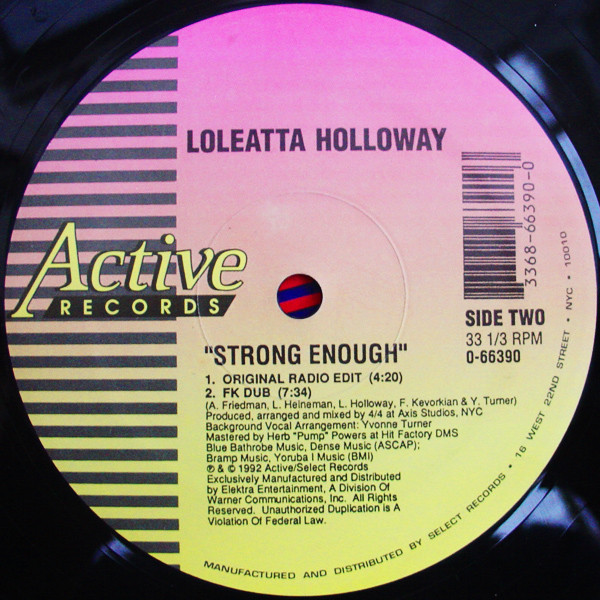 Loleatta Holloway - Strong Enough | Active Records (0-66390) - 2 Loleatta Holloway - Strong Enough | Active Records (0-66390) - 2