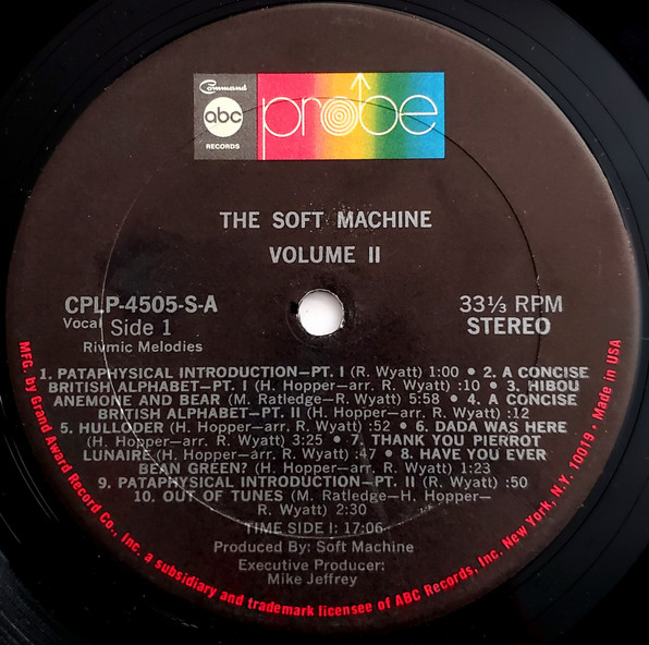 Soft Machine - Volume Two | Command (CPLP 4505) - 3 Soft Machine - Volume Two | Command (CPLP 4505) - 3