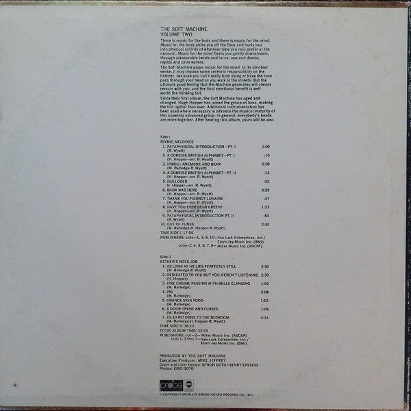 Soft Machine - Volume Two | Command (CPLP 4505) - 2 Soft Machine - Volume Two | Command (CPLP 4505) - 2