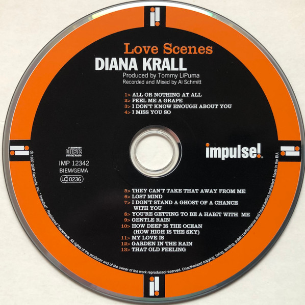 Diana Krall - Love Scenes | Impulse! (IMP 12342) - 3 Diana Krall - Love Scenes | Impulse! (IMP 12342) - 3